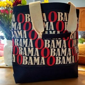 Tory Burch 2012 Obama Tote Bag RUNWAY TO WIN